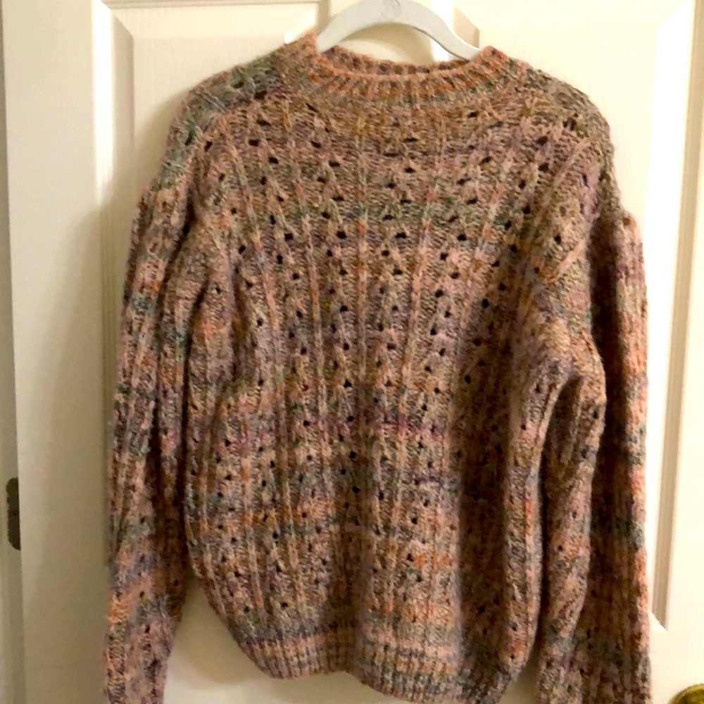 Pink Puffy Italian Sweater